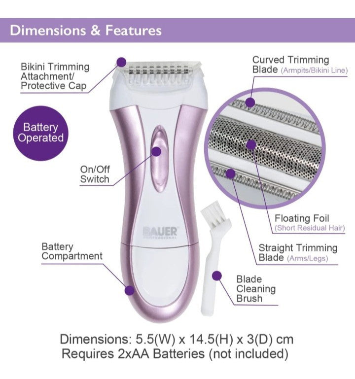 Bauer Pro Body Shaver And Trimmer