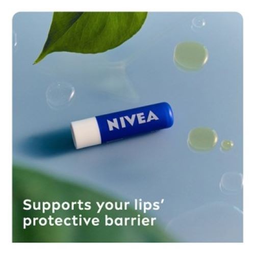 NIVEA Original Care Lip Balm | Shea Butter | 24h Moisture - Two Packs - 4.8 g